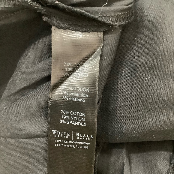 White House Black Market Draped Wrap-Style Blouse - Picture 6 of 7